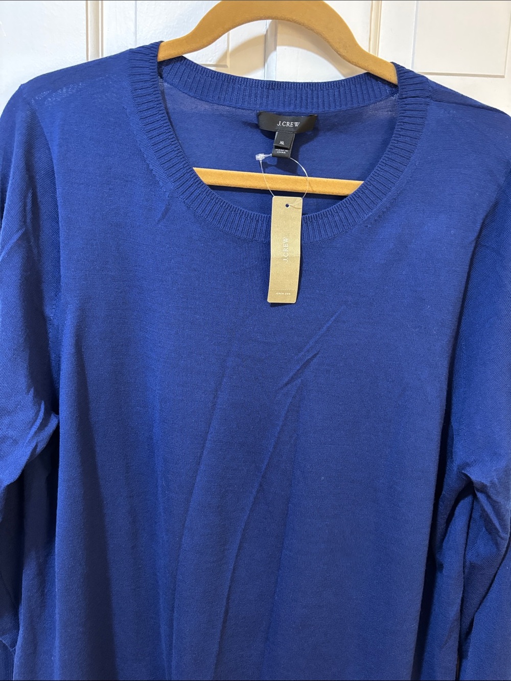 J. Crew Women’s  Deep Blue Crewneck Sweater